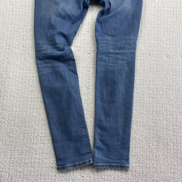 JACK & JONES Mens Liam Distressed Skinny Jeans W34 L32 Blue Cotton Punk Raw - Picture 9 of 9